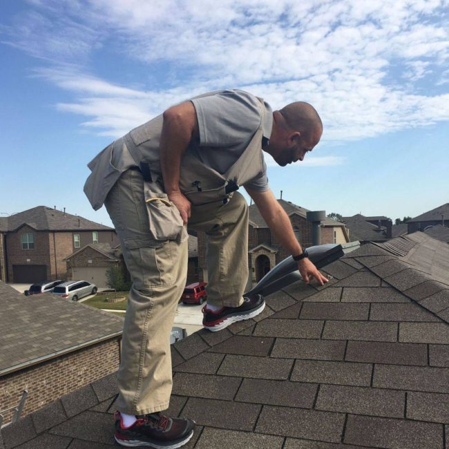 inspector on roof